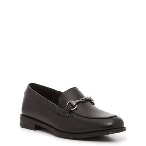 Boys Black Slip-On Loafers with Horse-bit detail 13 NIB